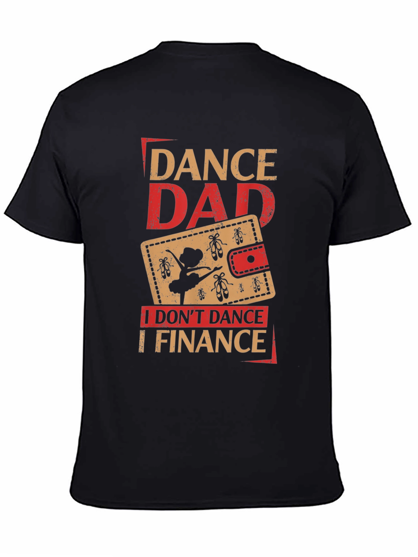 Camiseta Negra Dance Dad: Yo Financio
