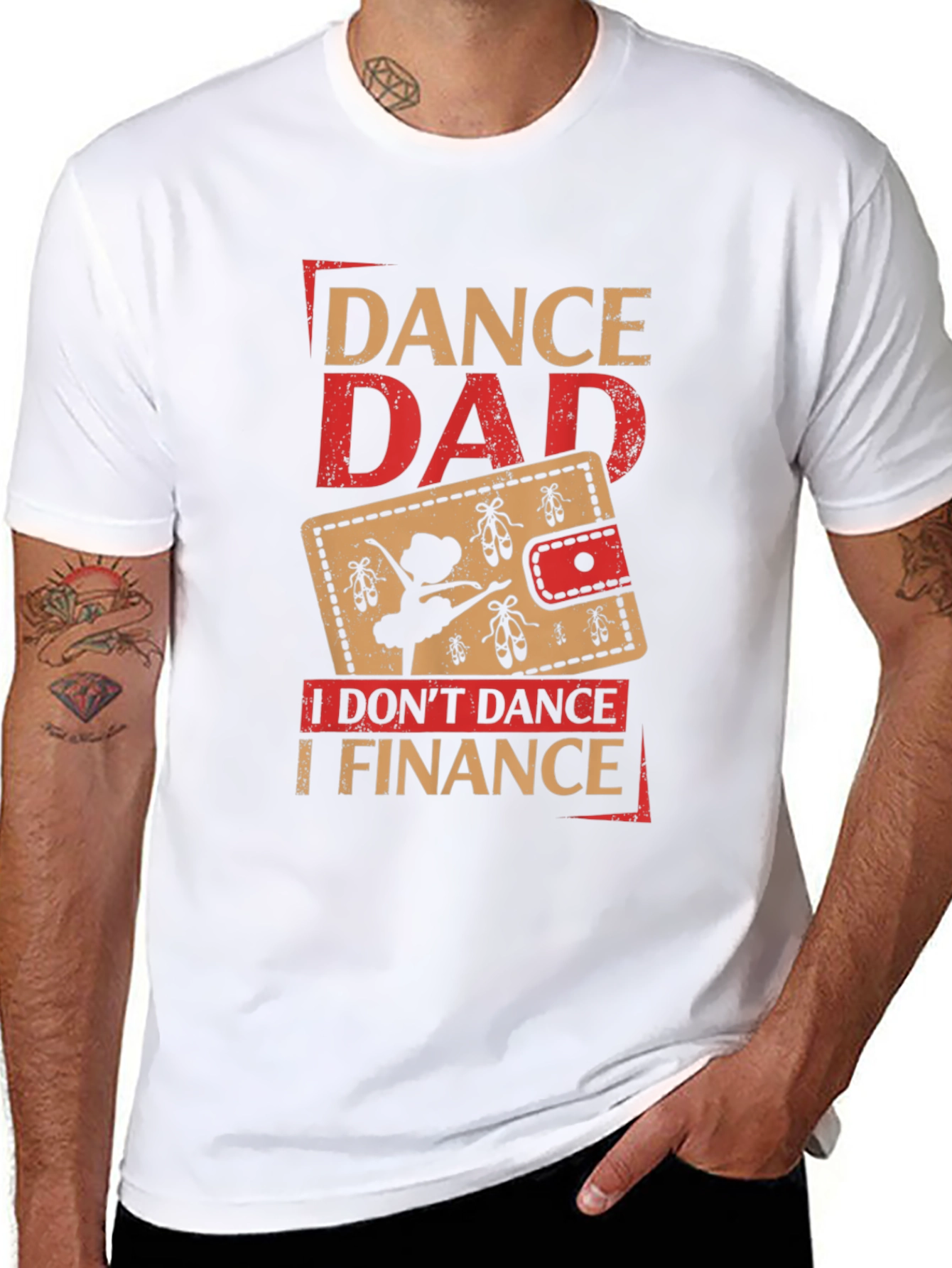 Camiseta Negra Dance Dad: Yo Financio