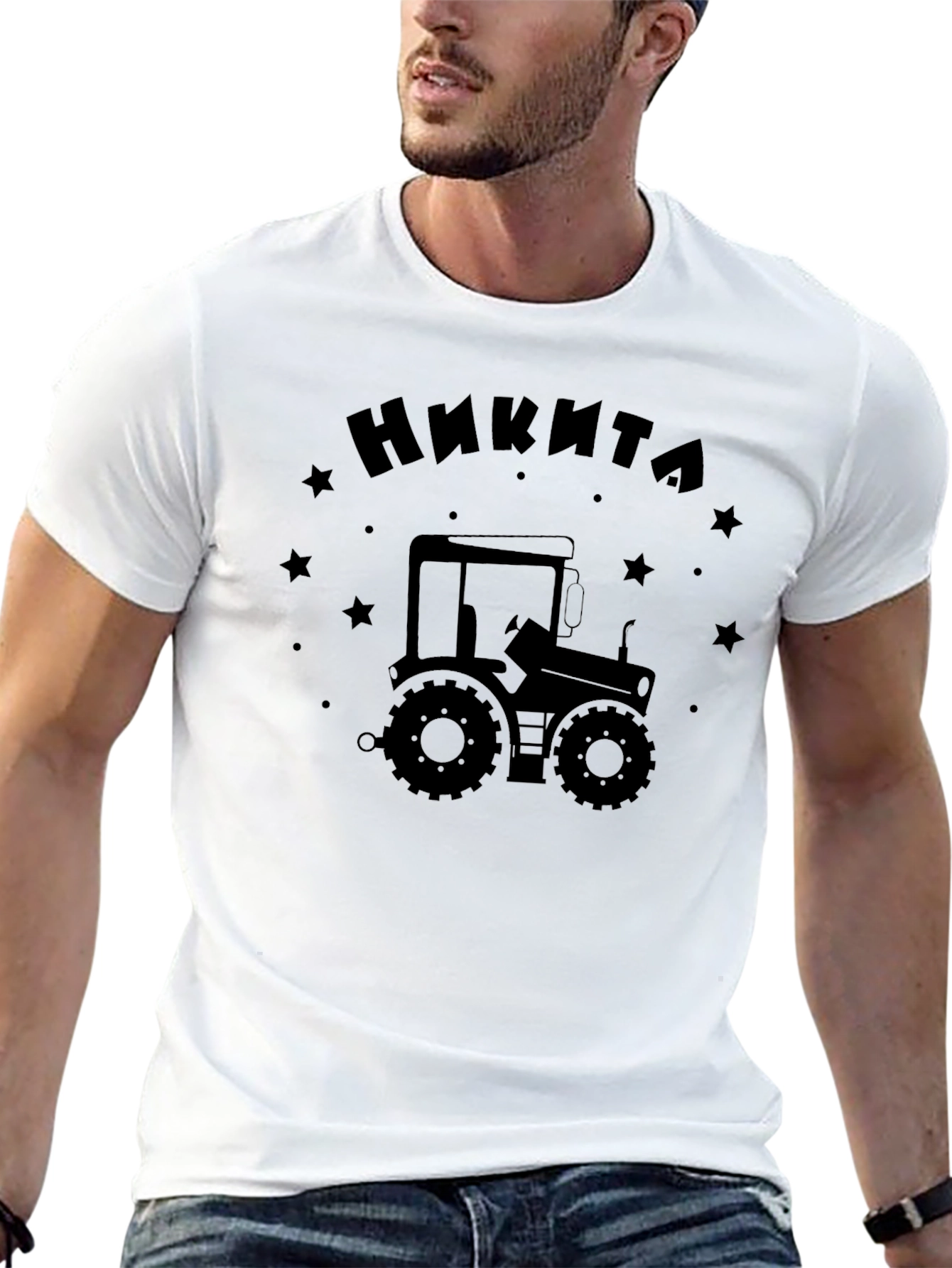 Camiseta Negra Tractor Nikita