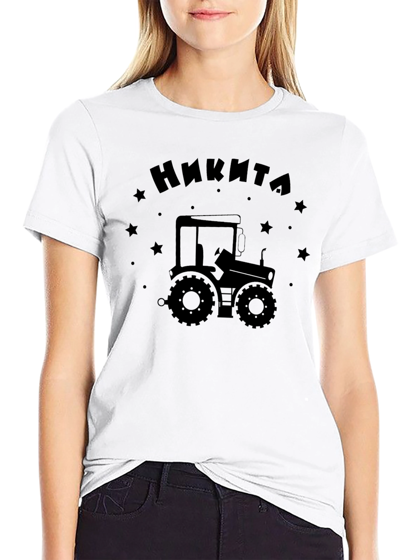 Camiseta Negra Tractor Nikita