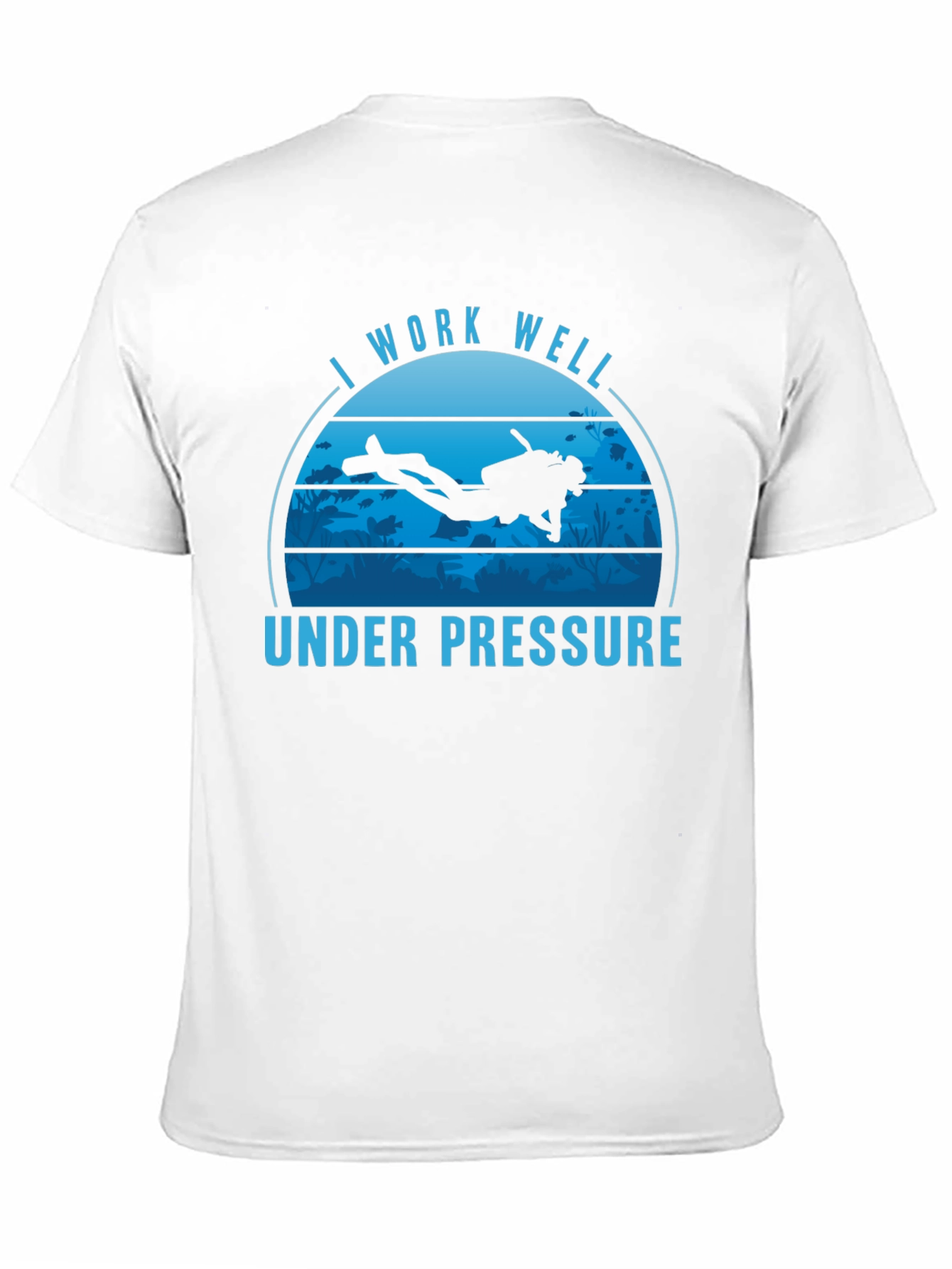 Camiseta Negra: Buceador Bajo Presión