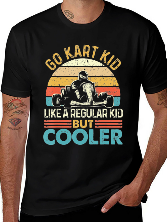 Camiseta Go Kart Kid: ¡Más Cool Que un Niño Normal!