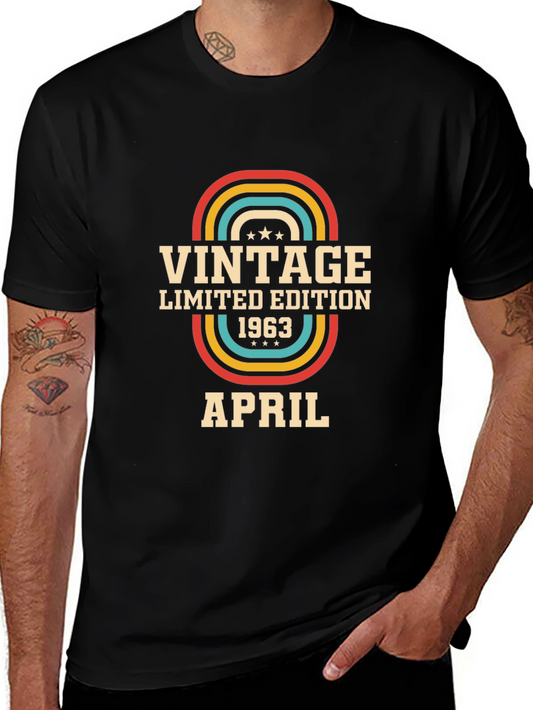 Camiseta Vintage Edición Limitada Abril 1963
