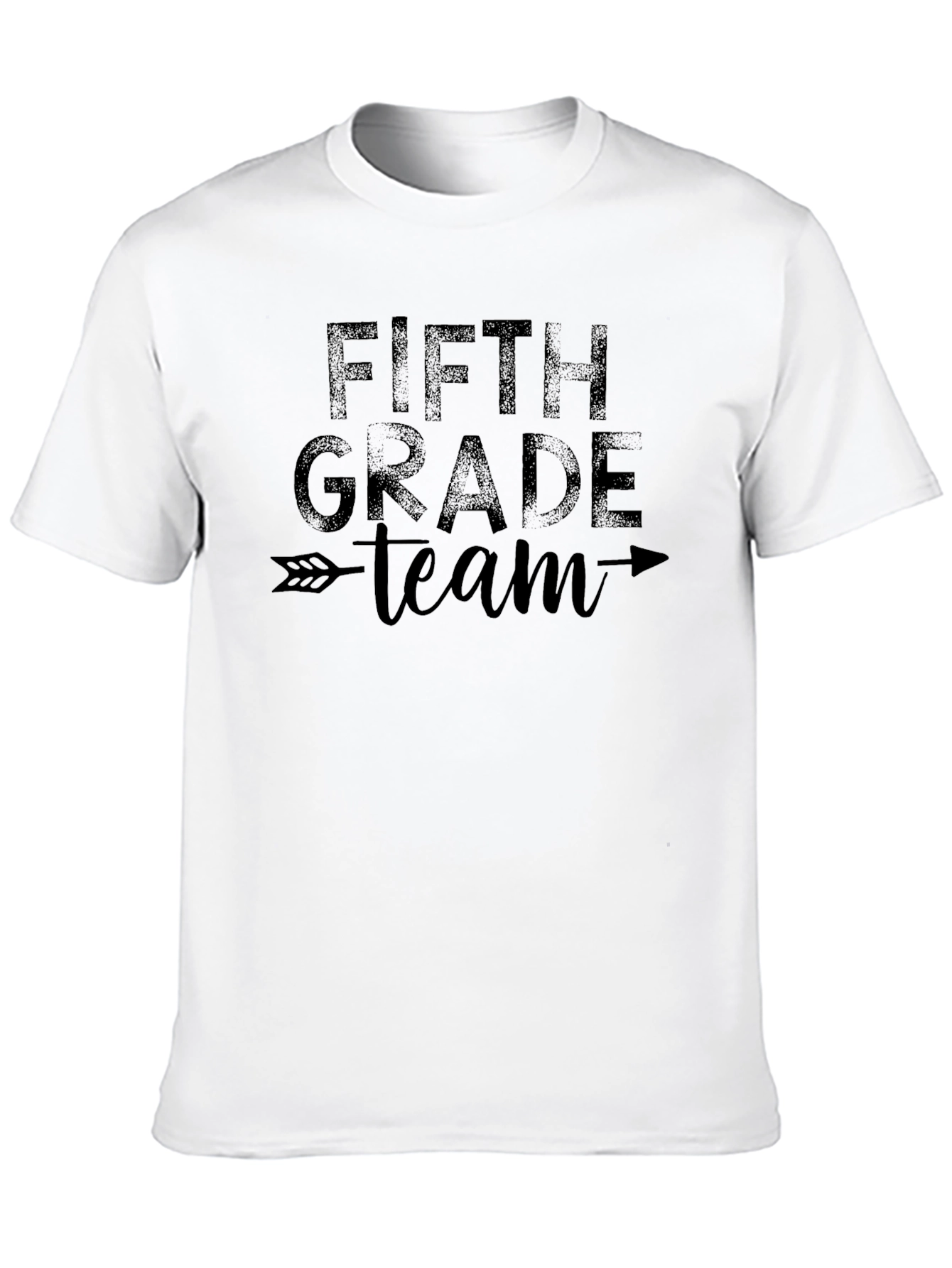 Camiseta Negra: Equipo de Quinto Grado