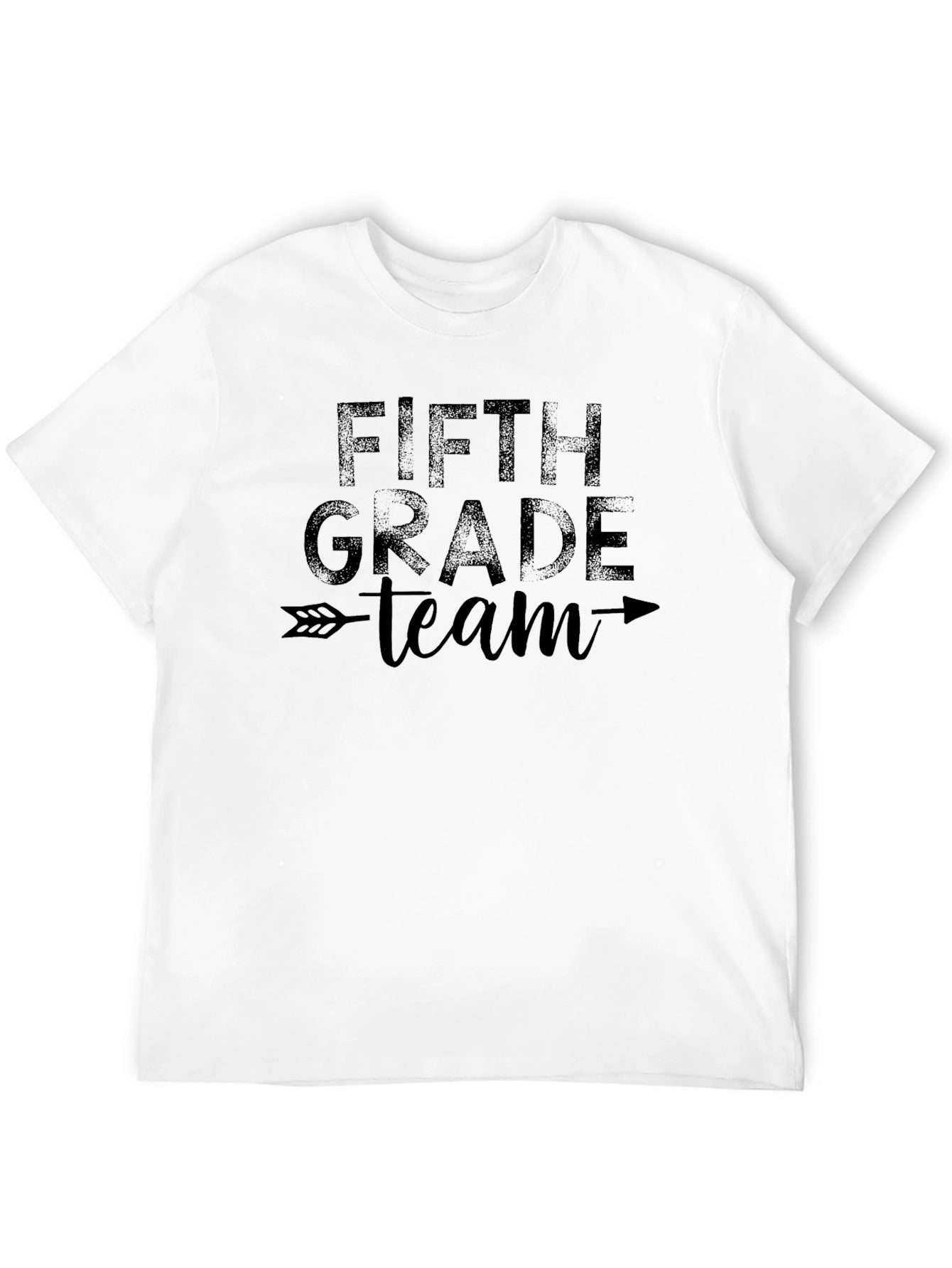 Camiseta Negra: Equipo de Quinto Grado