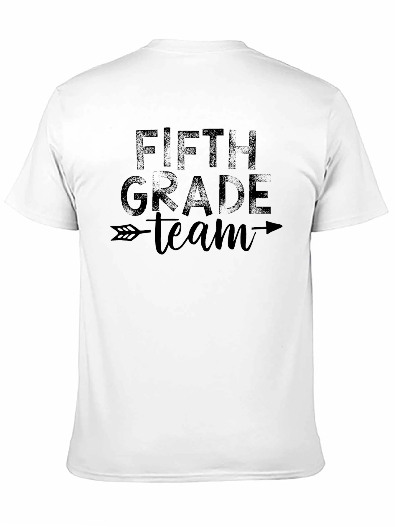 Camiseta Negra: Equipo de Quinto Grado