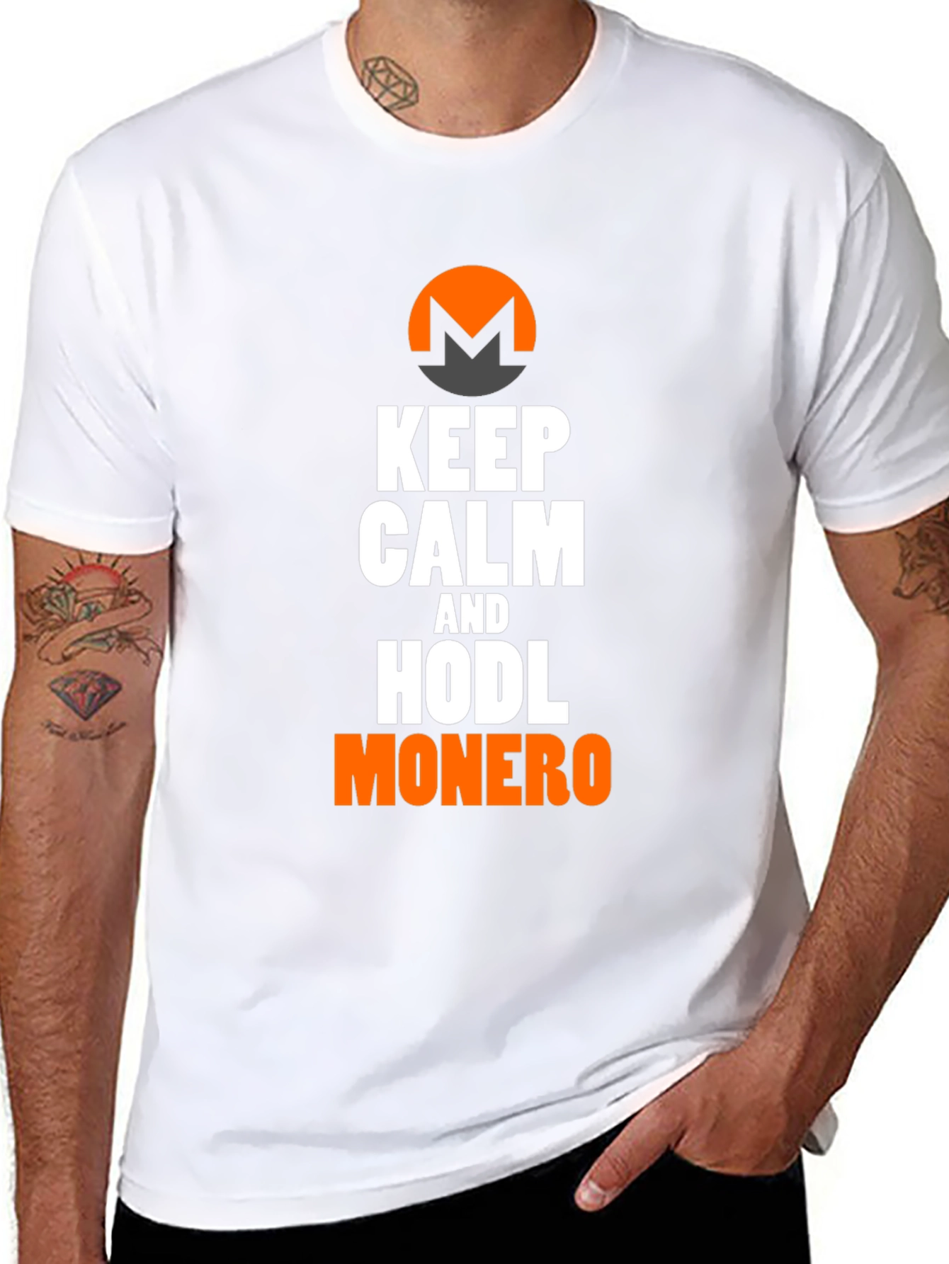 Camiseta Monero: Keep Calm and HODL