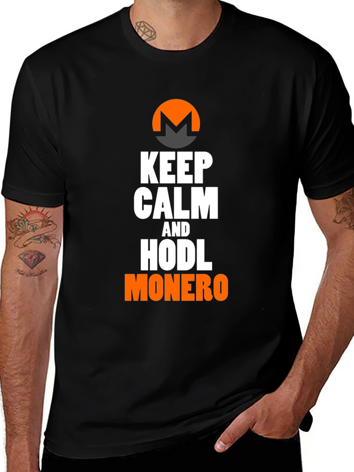 Camiseta Monero: Keep Calm and HODL