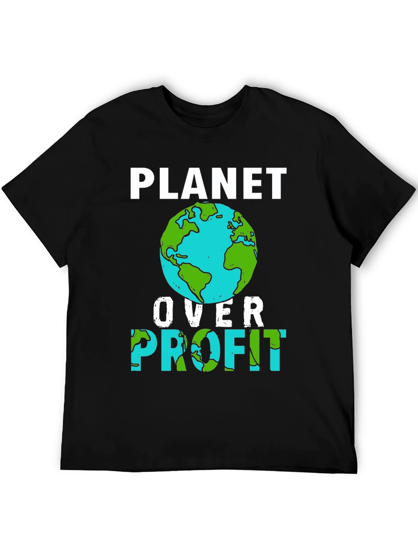 Camiseta Planeta Sobre Ganancia - Conciencia Ecológica