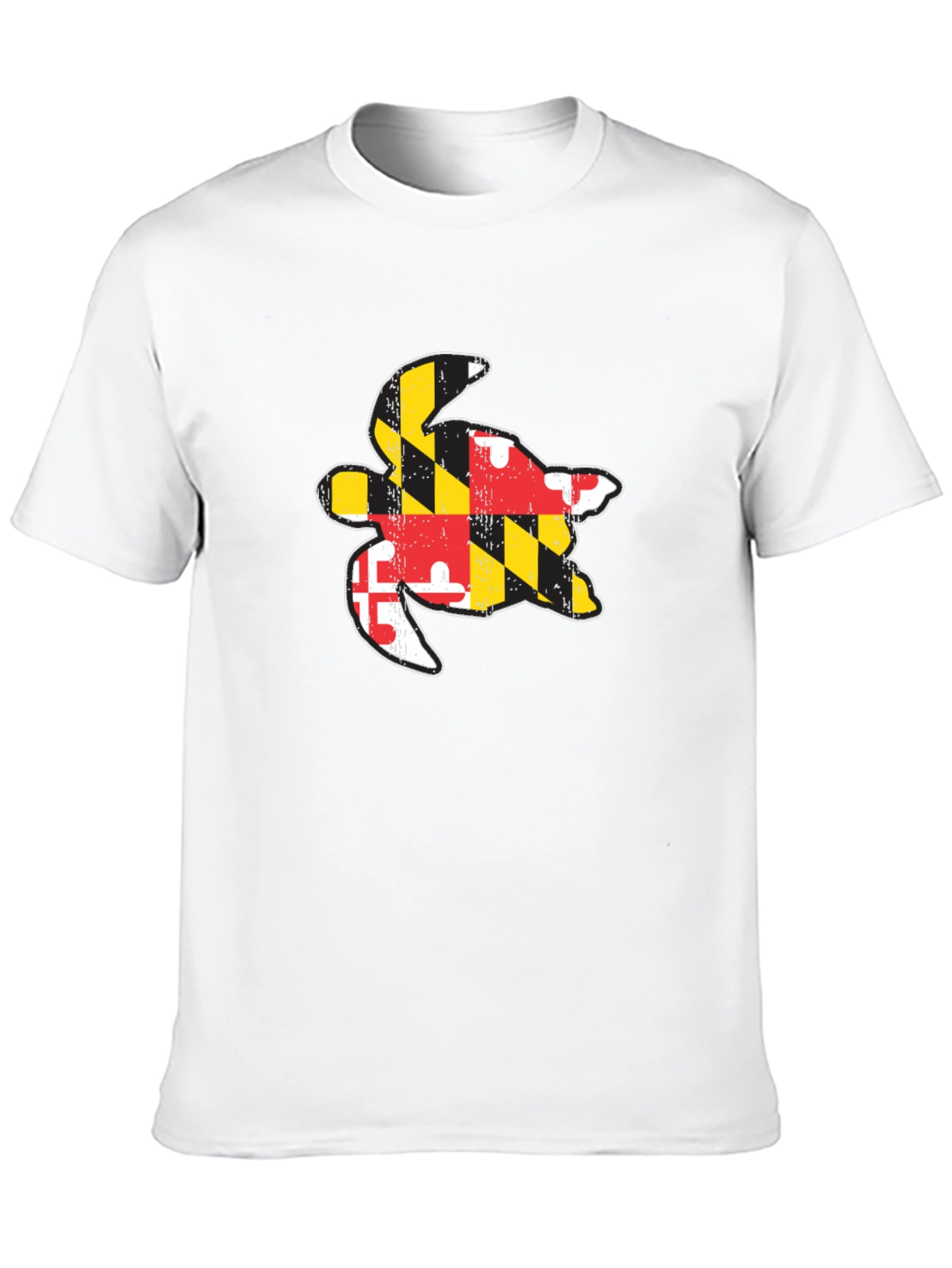 Camiseta Negra con Diseño de Tortuga Maryland