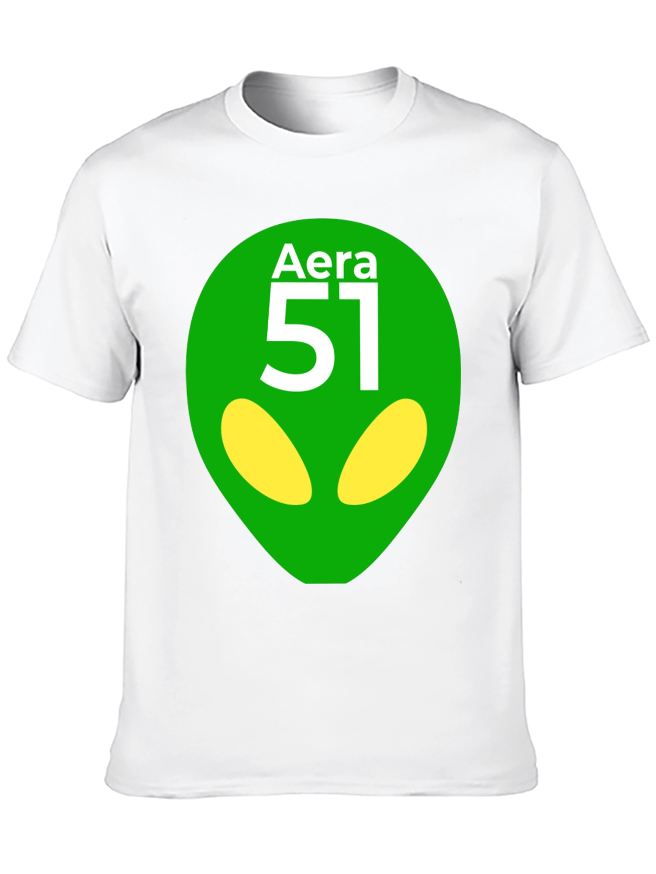 Camiseta Negra Área 51 Diseño Extraterrestre