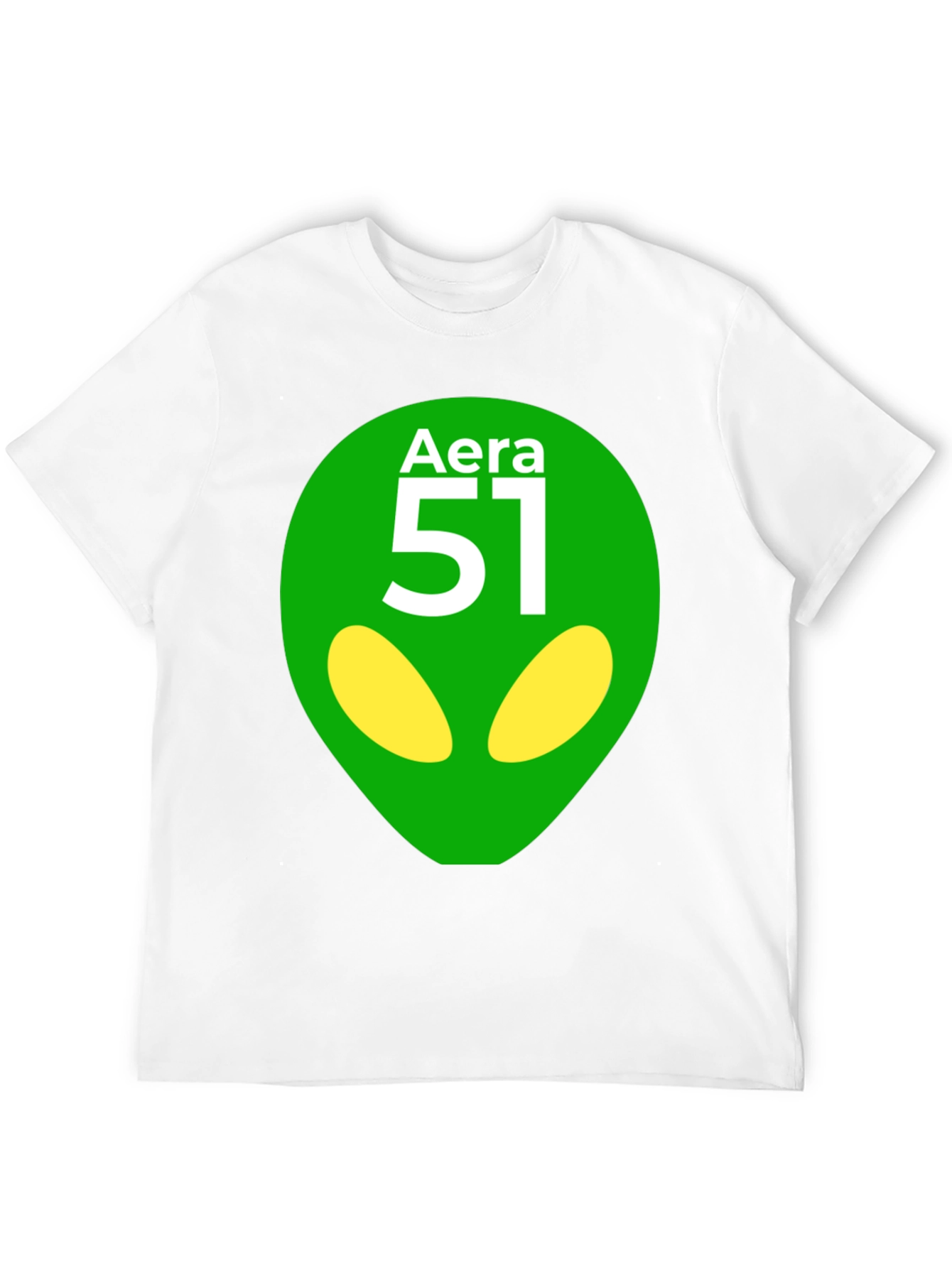 Camiseta Negra Área 51 Diseño Extraterrestre