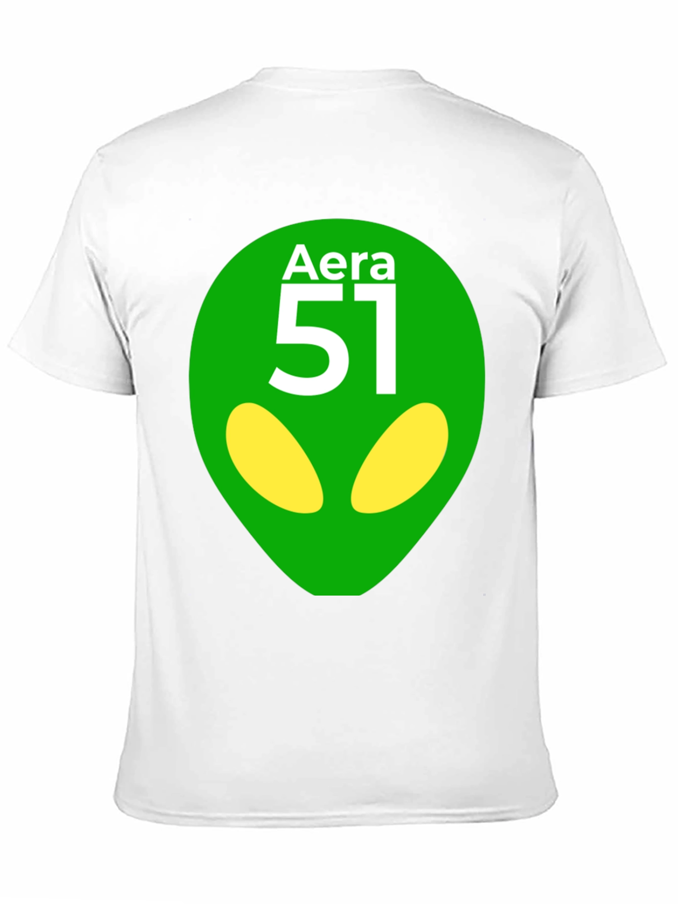 Camiseta Negra Área 51 Diseño Extraterrestre