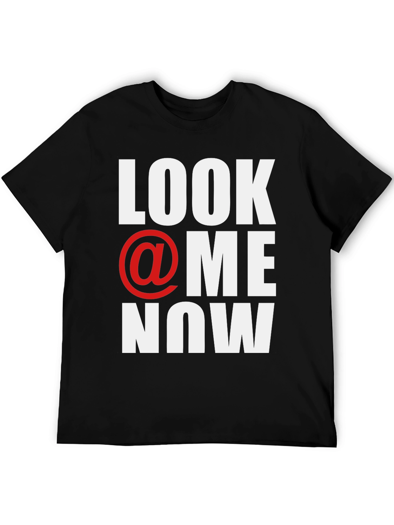 Camiseta Negra: ¡Mírame Ahora!