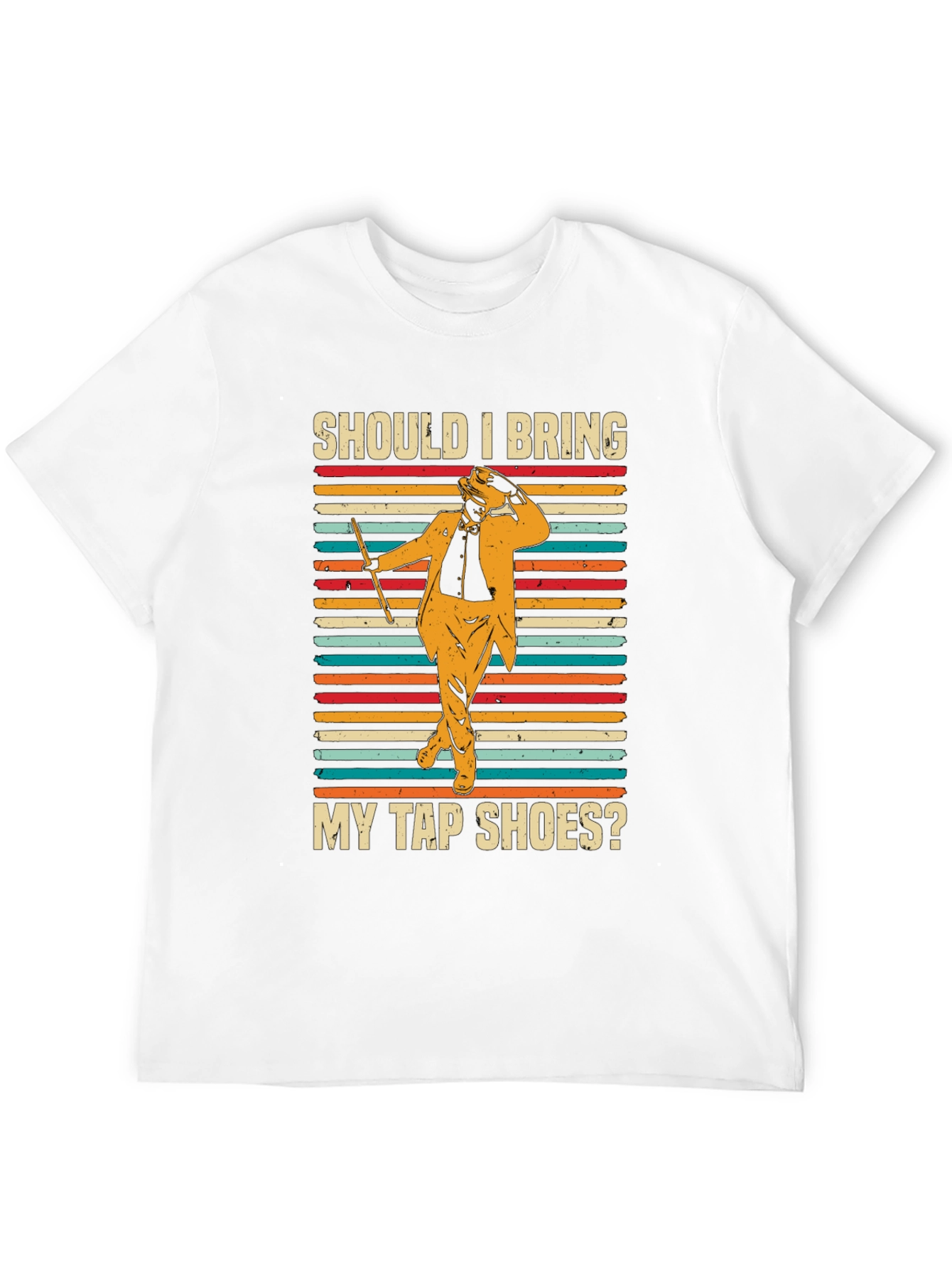 Camiseta con Estampado de Baile Tap