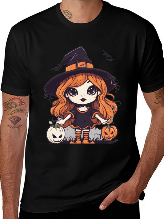 Camiseta Halloween Brujita Calabazas