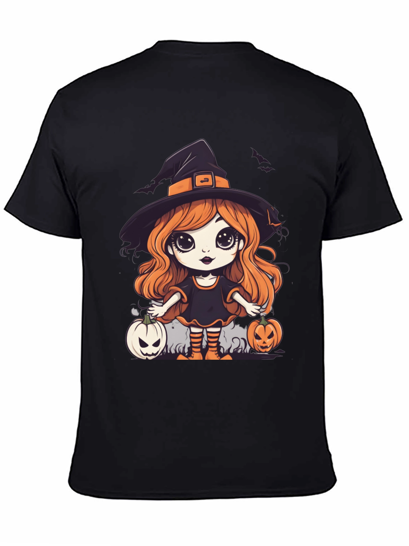 Camiseta Halloween Brujita Calabazas