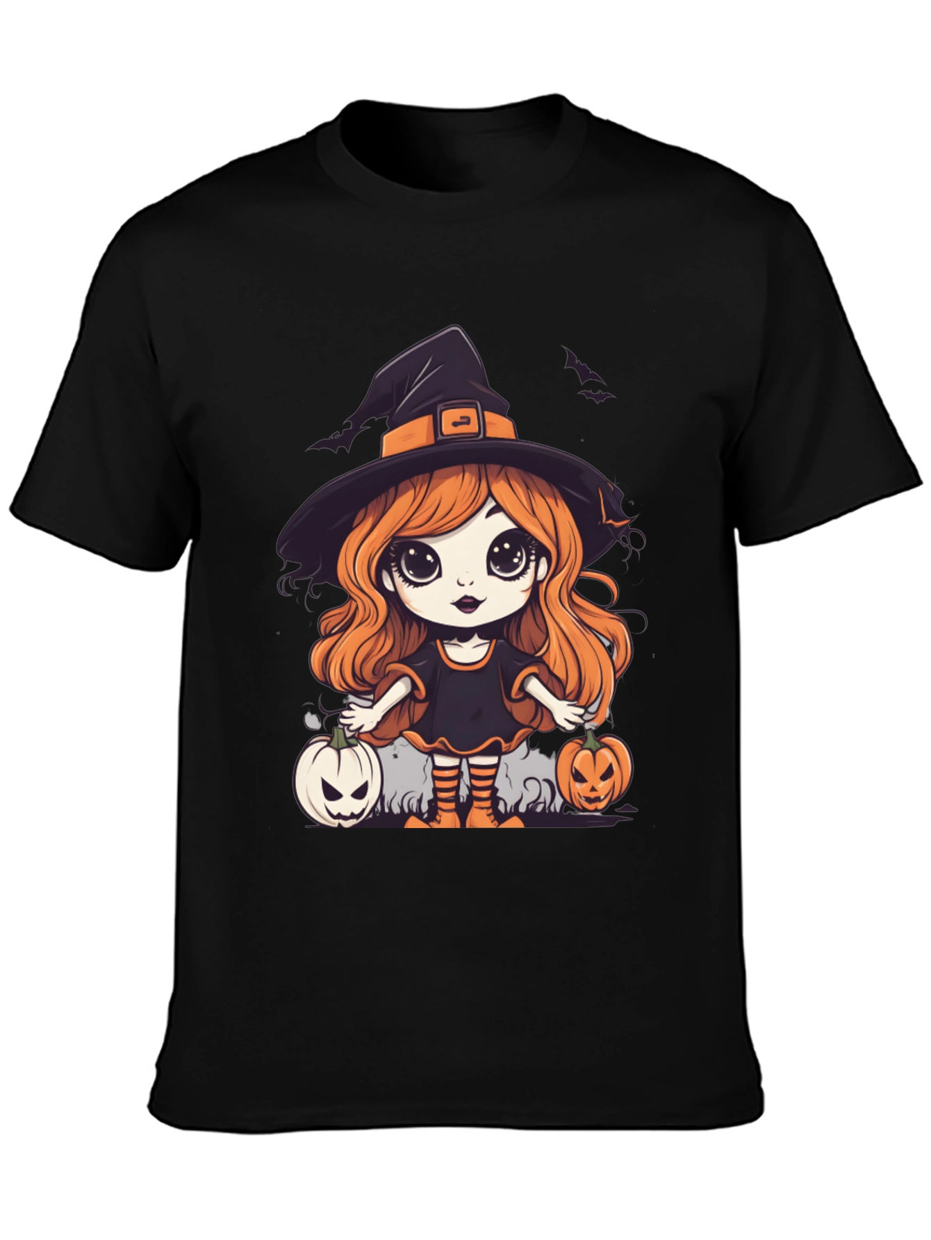 Camiseta Halloween Brujita Calabazas