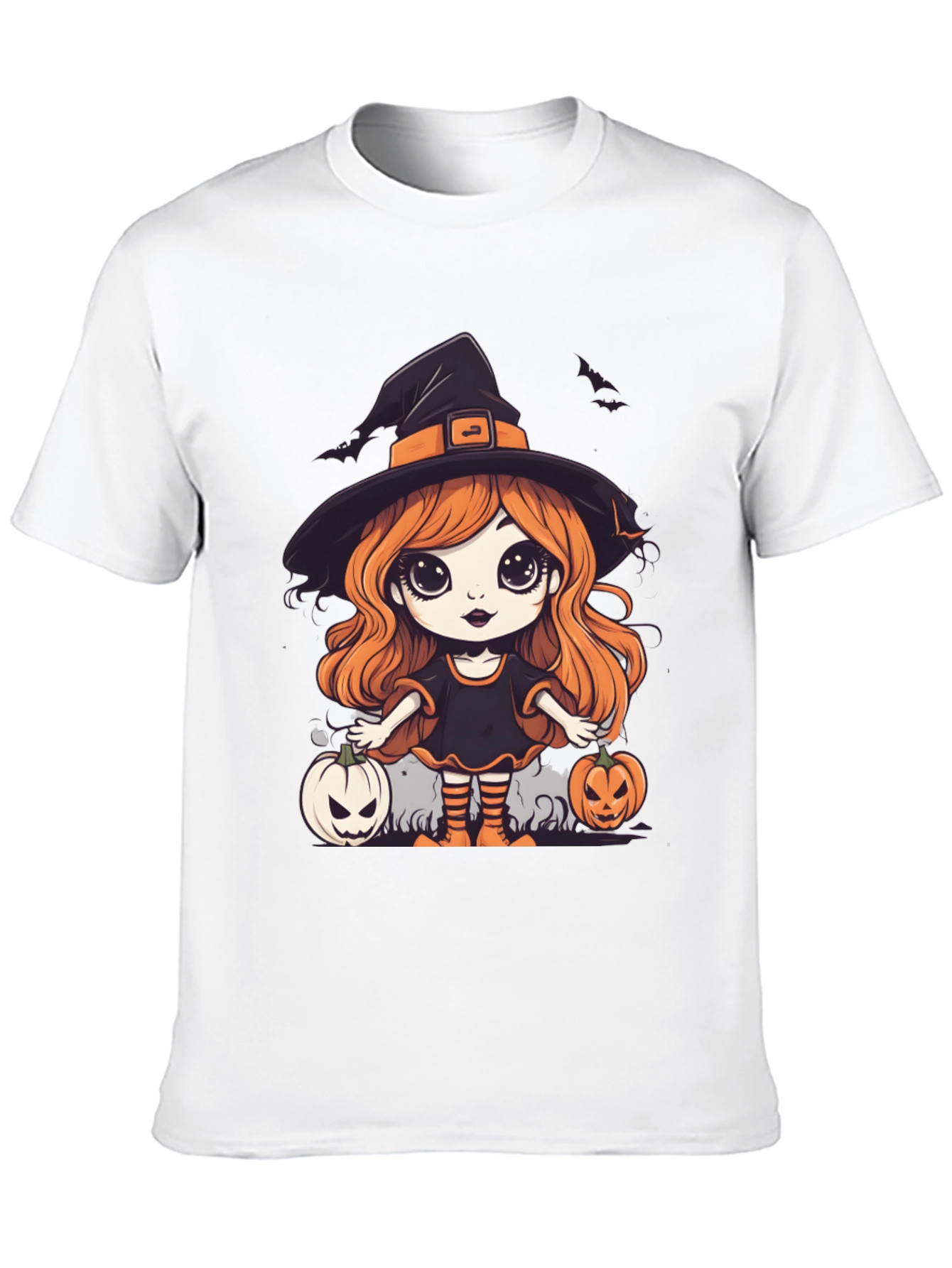 Camiseta Halloween Brujita Calabazas