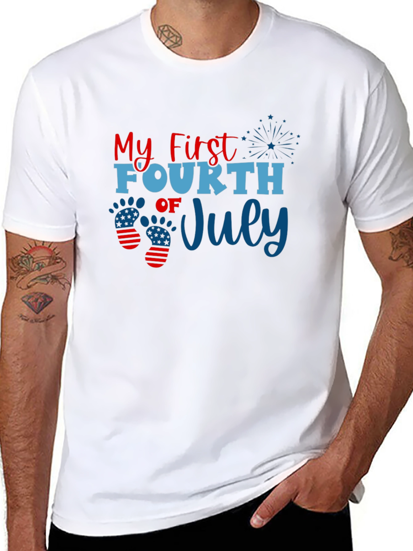 Camiseta Negra Mi Primer 4 de Julio