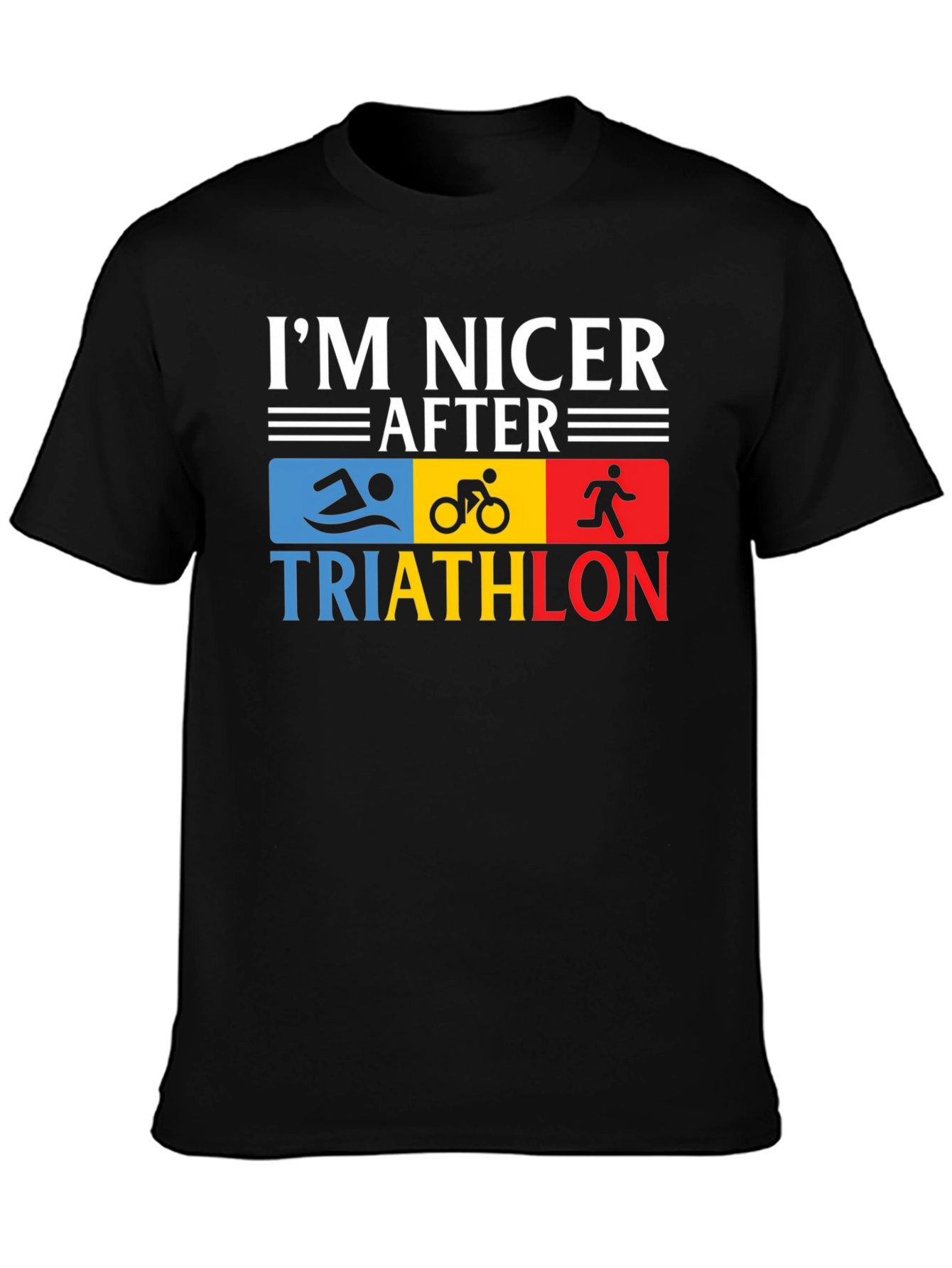 Camiseta Soy más amable después del triatlón