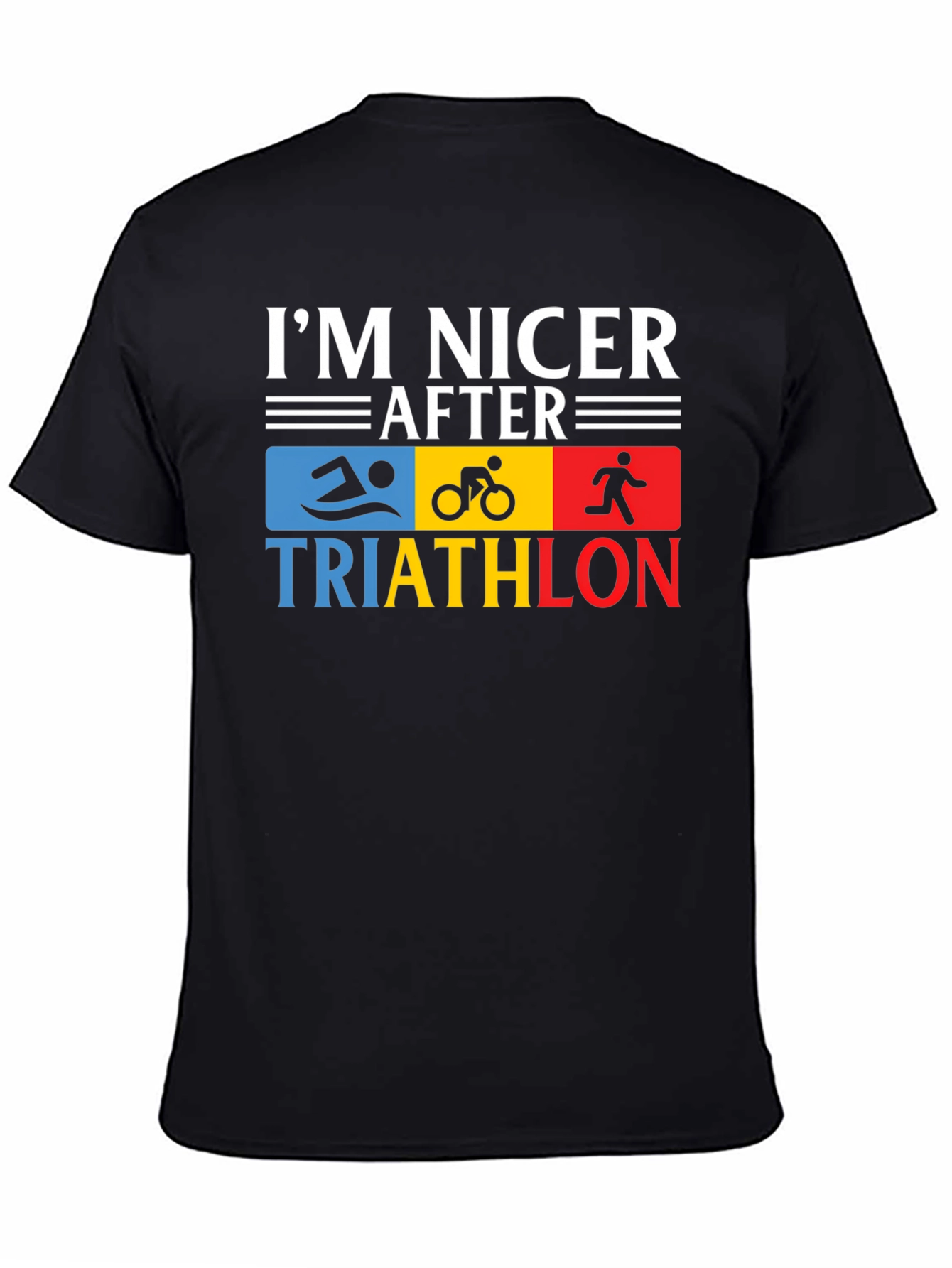 Camiseta Soy más amable después del triatlón