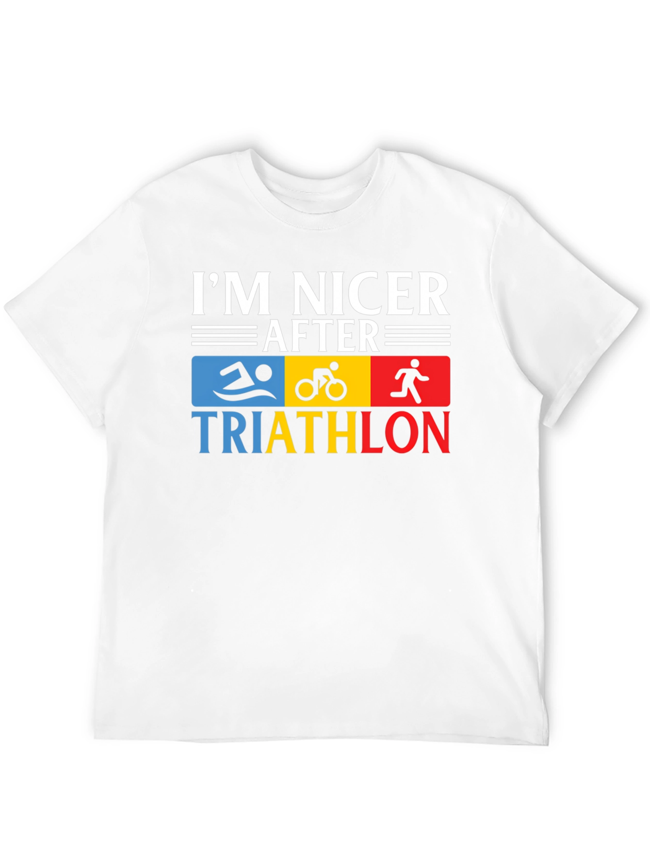 Camiseta Soy más amable después del triatlón