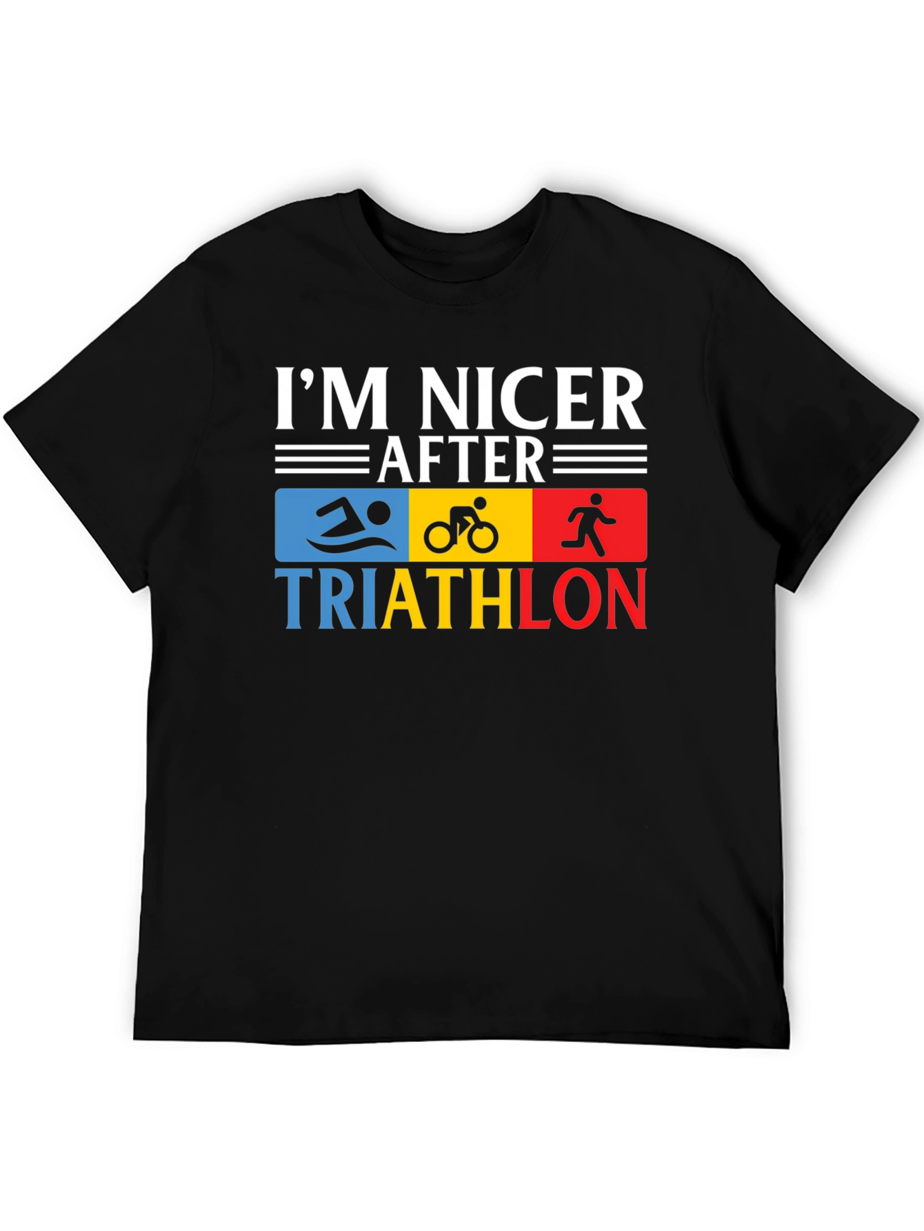 Camiseta Soy más amable después del triatlón