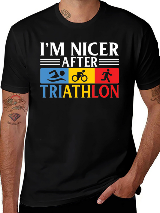 Camiseta Soy más amable después del triatlón
