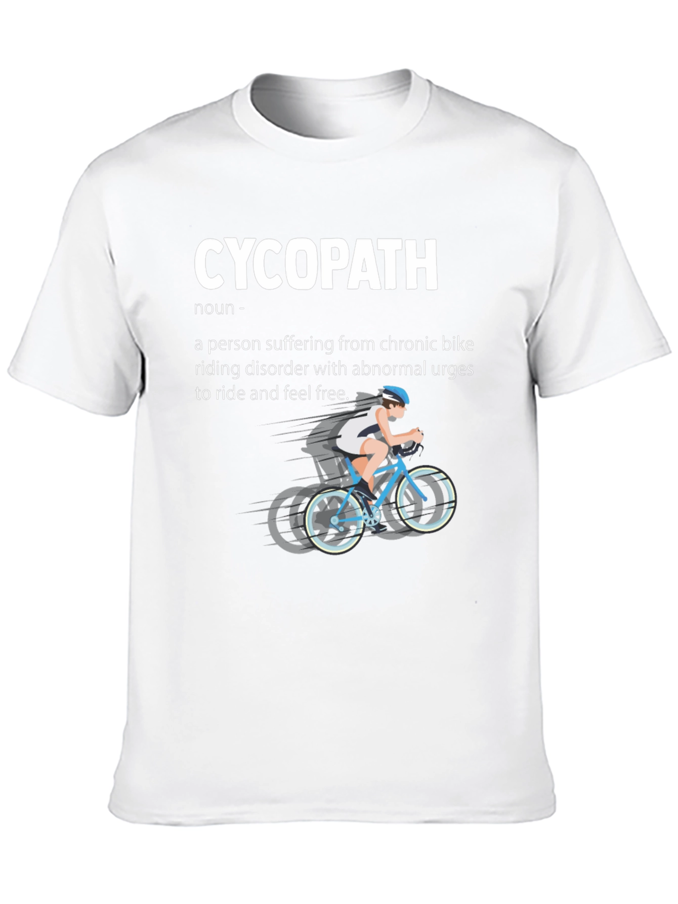 Camiseta Negra Cycopath para Amantes del Ciclismo