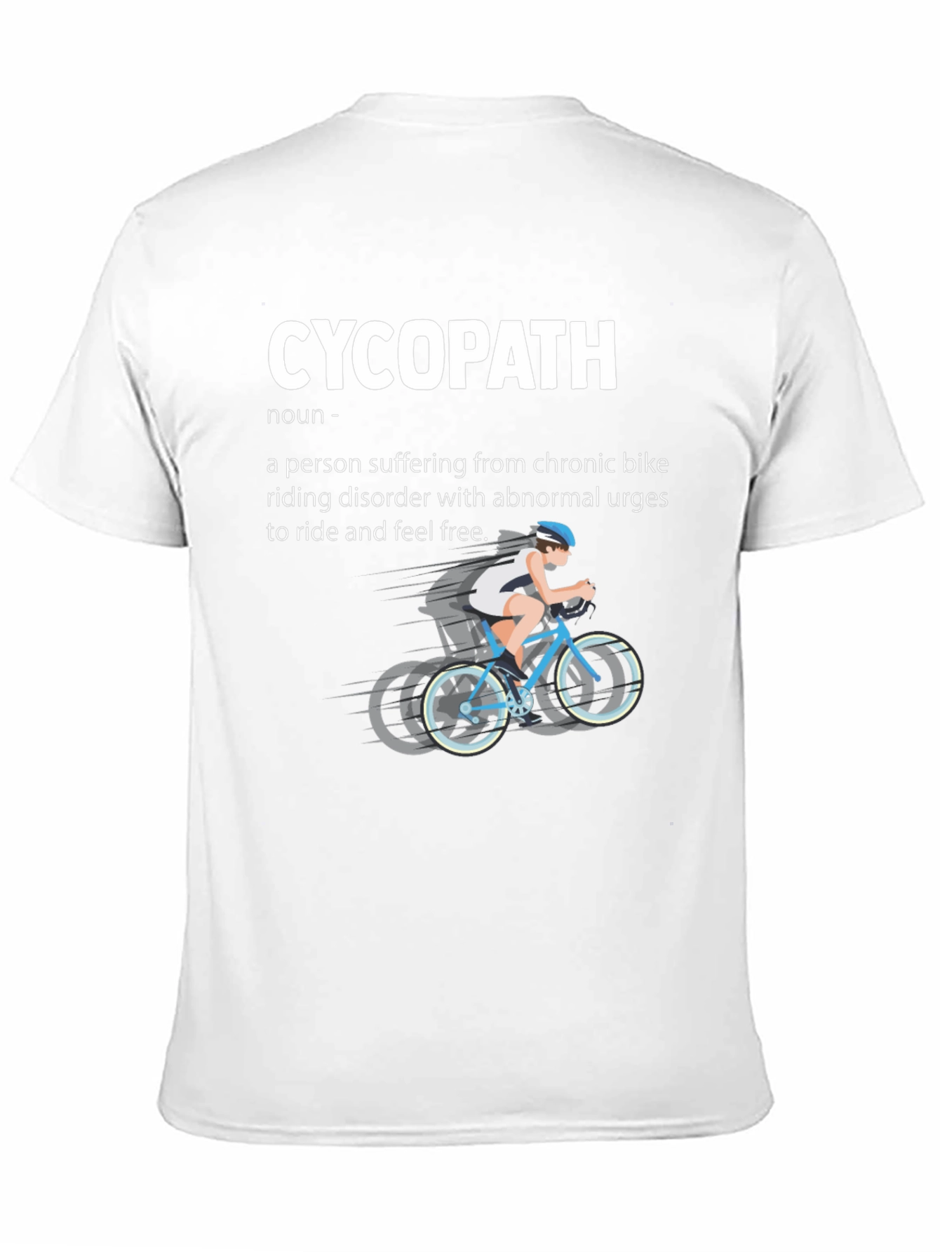 Camiseta Negra Cycopath para Amantes del Ciclismo