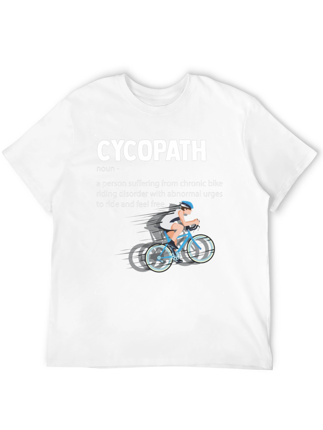 Camiseta Negra Cycopath para Amantes del Ciclismo