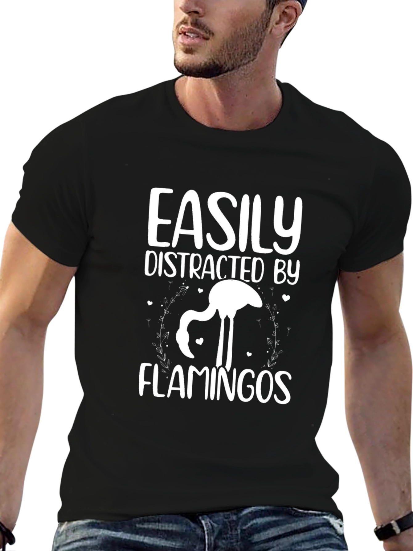 Camiseta Negra Flamencos