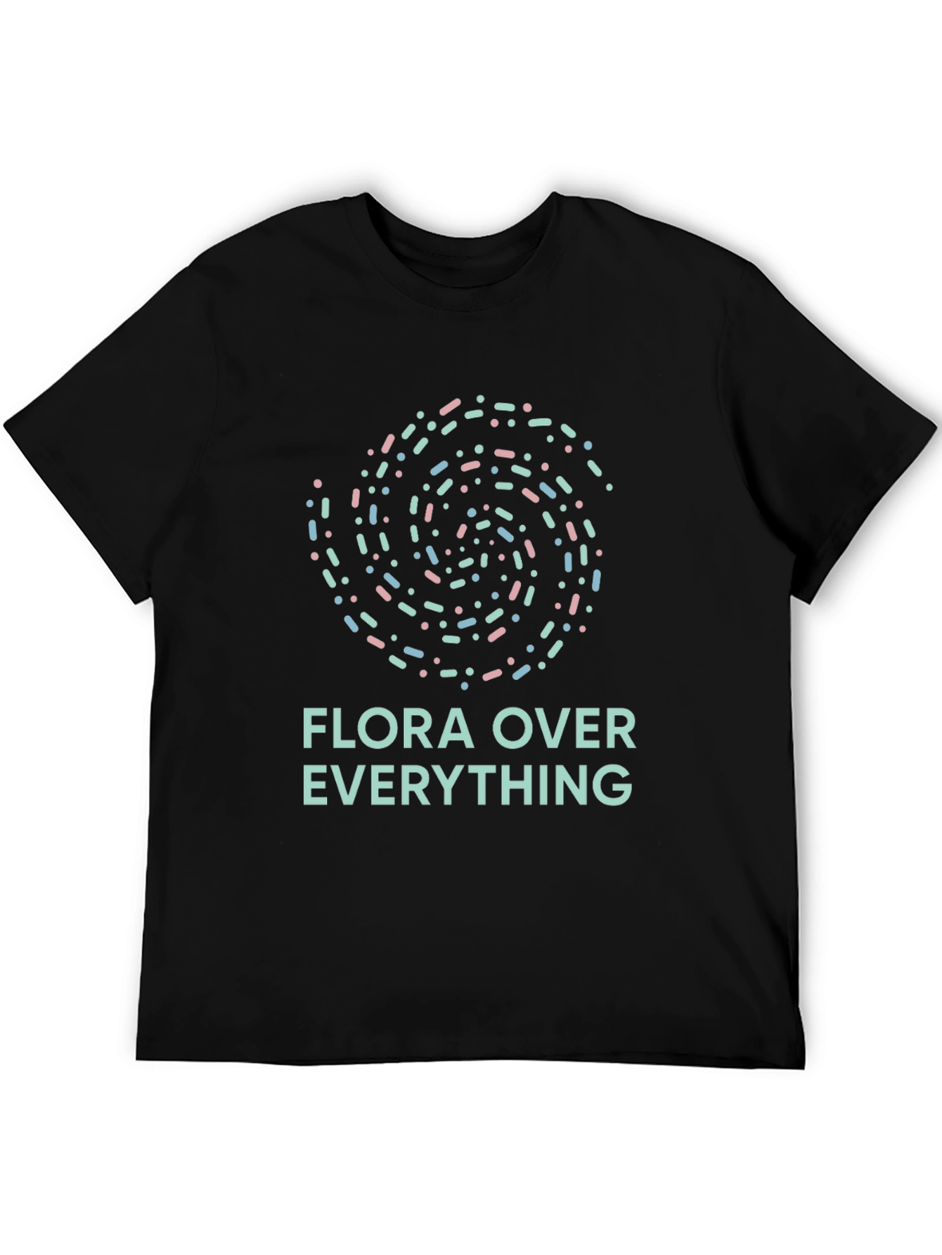 Camiseta Negra Flora Over Everything
