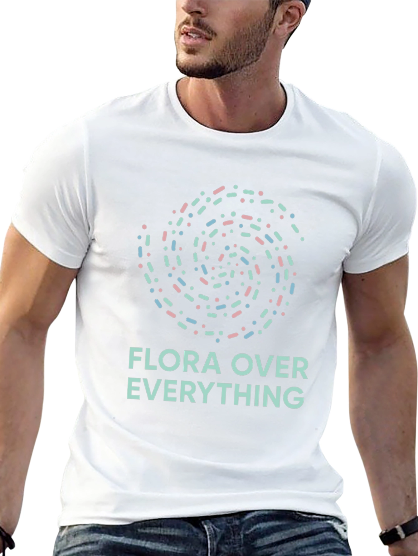 Camiseta Negra Flora Over Everything