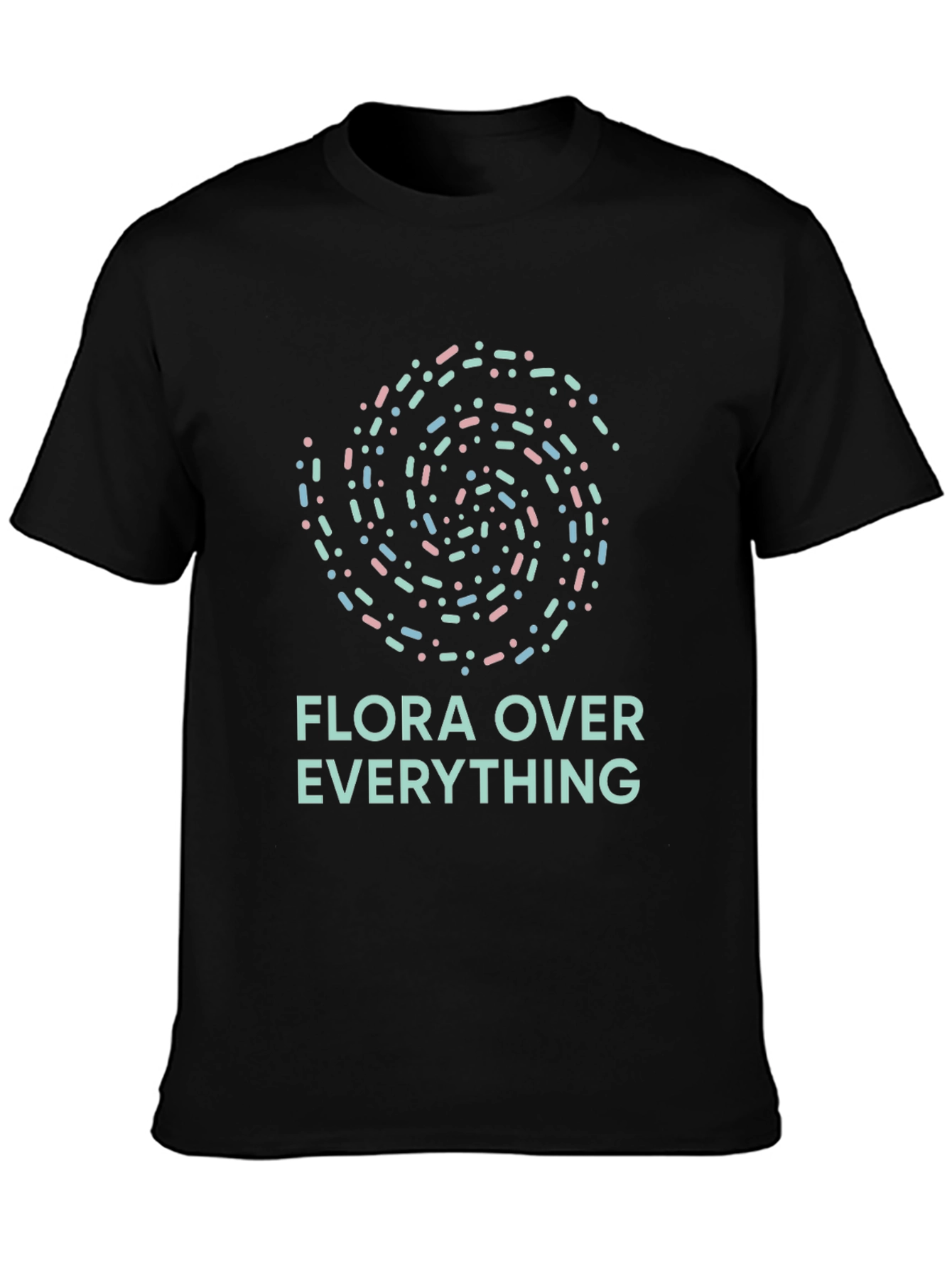 Camiseta Negra Flora Over Everything