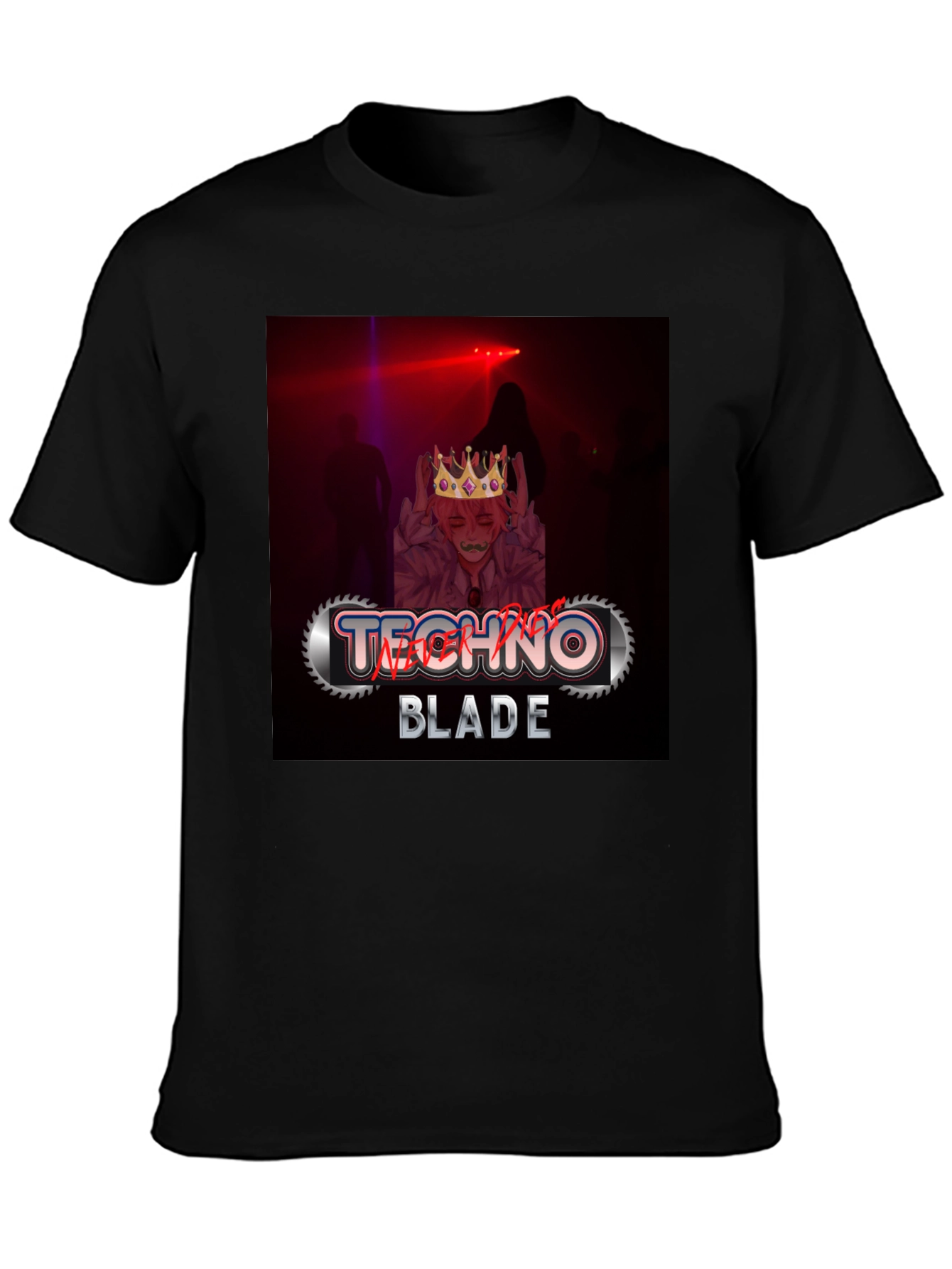 Camiseta Negra Techno Blade