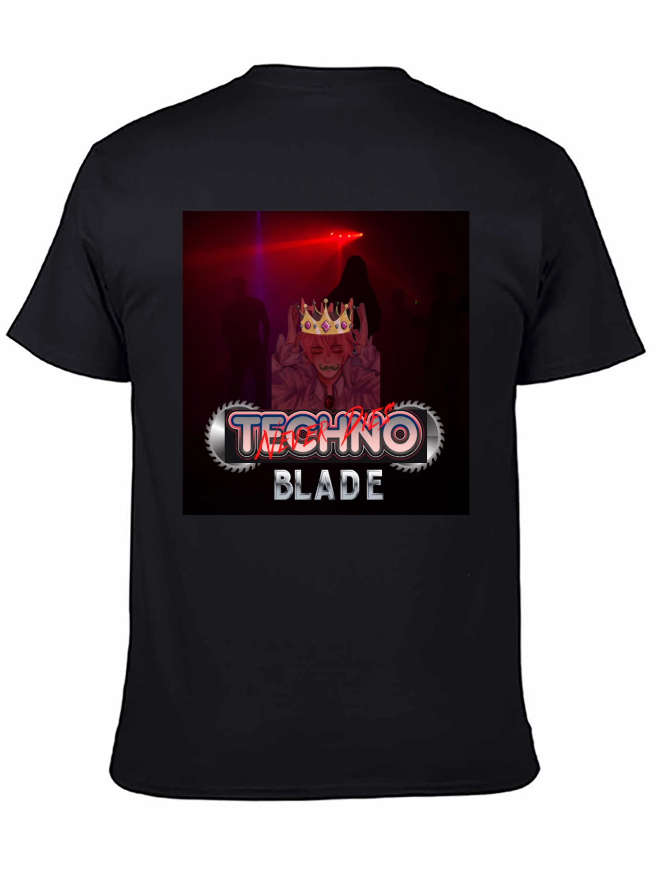 Camiseta Negra Techno Blade