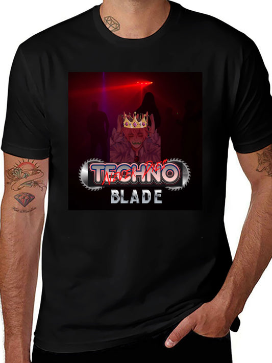 Camiseta Negra Techno Blade