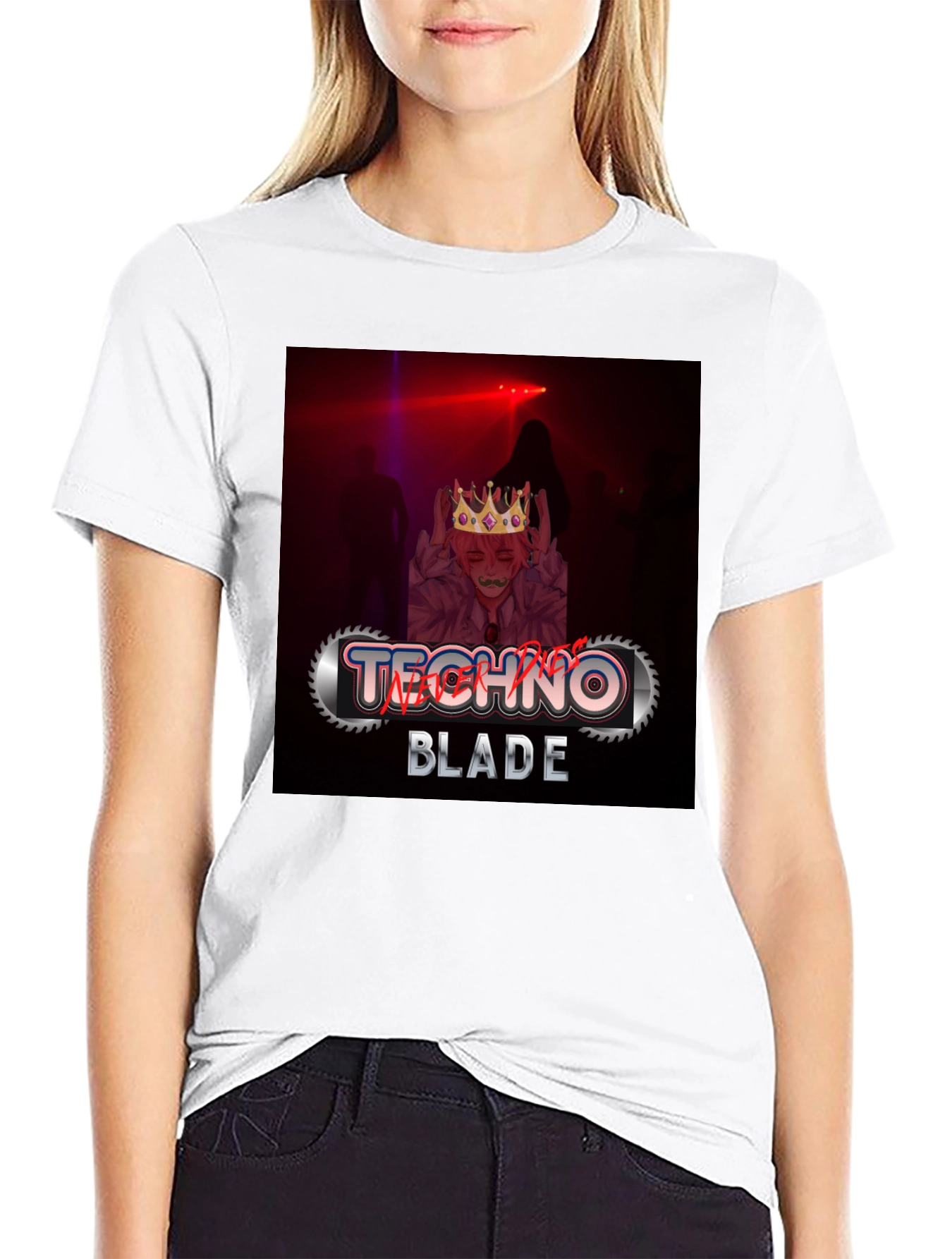 Camiseta Negra Techno Blade