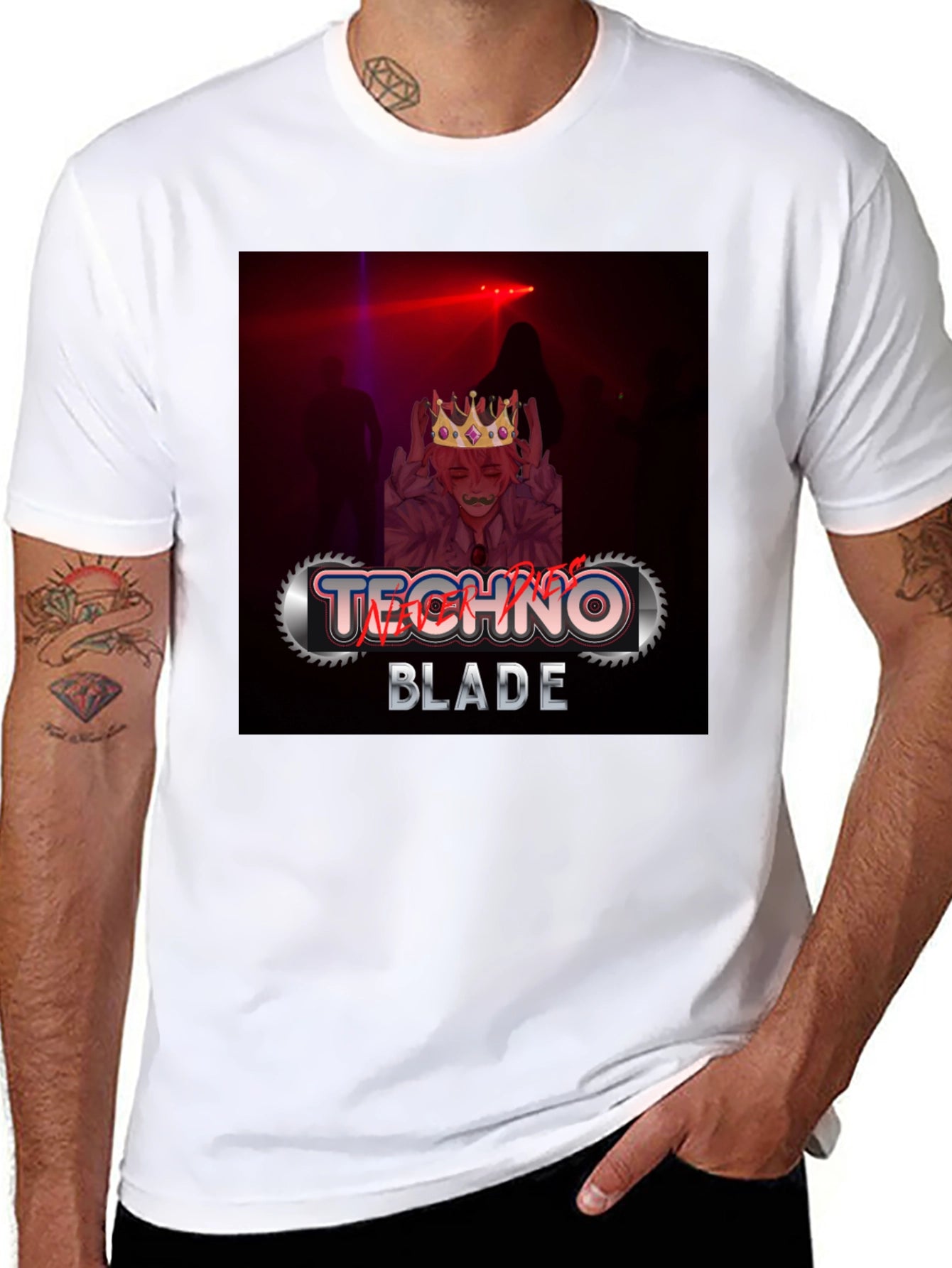 Camiseta Negra Techno Blade