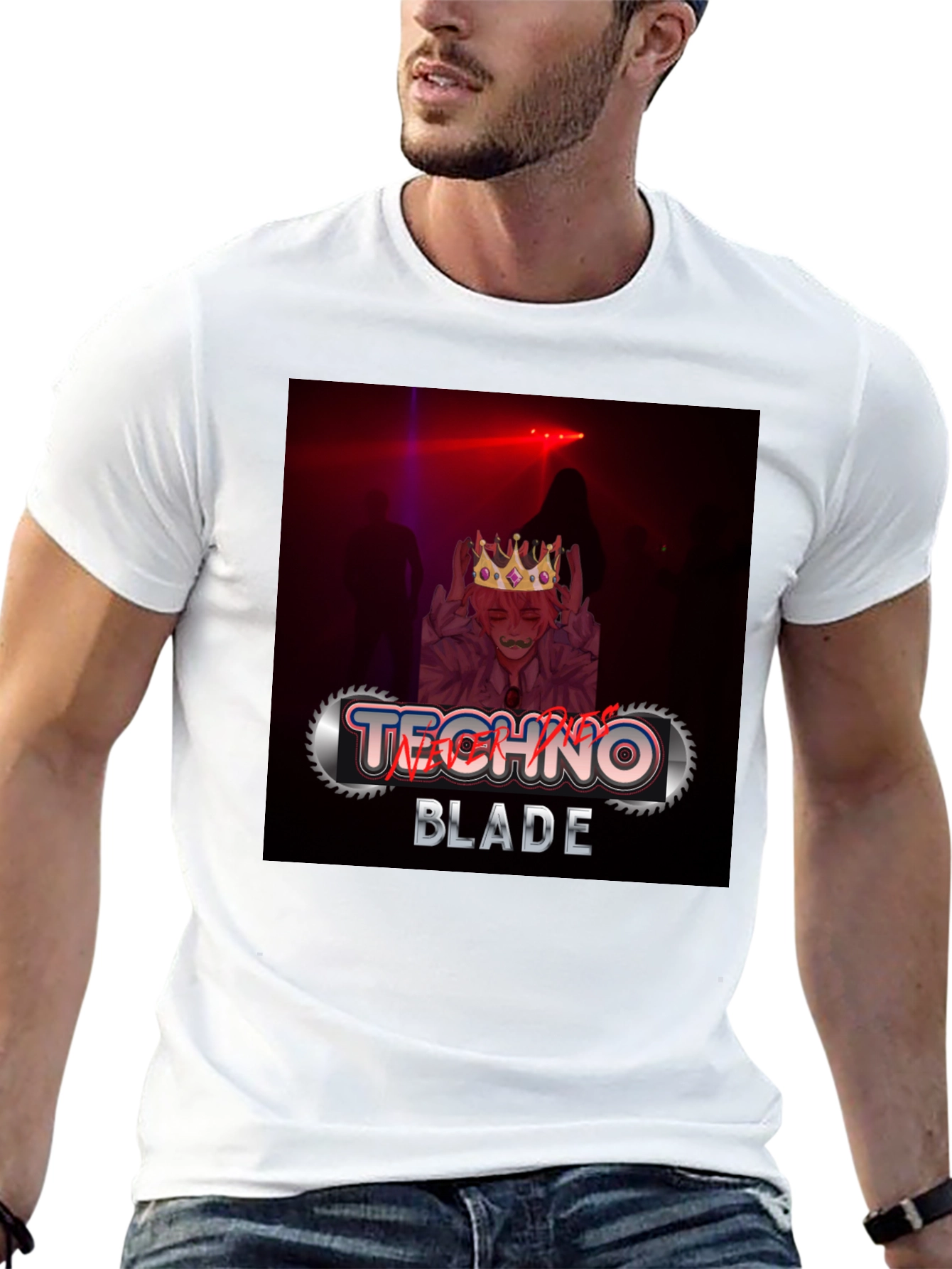 Camiseta Negra Techno Blade