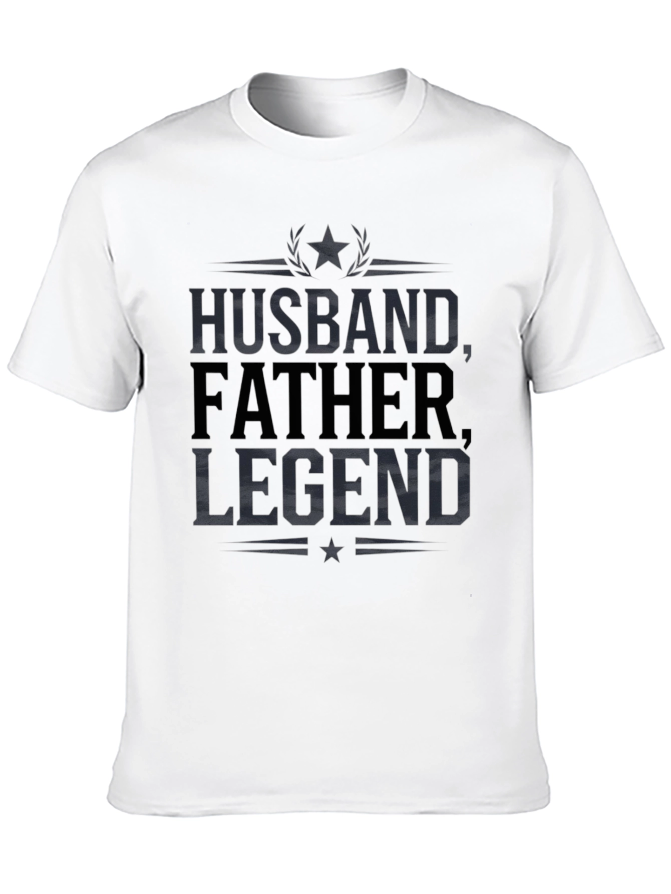 Camiseta Hombre: Esposo Padre Leyenda - Diseño Original