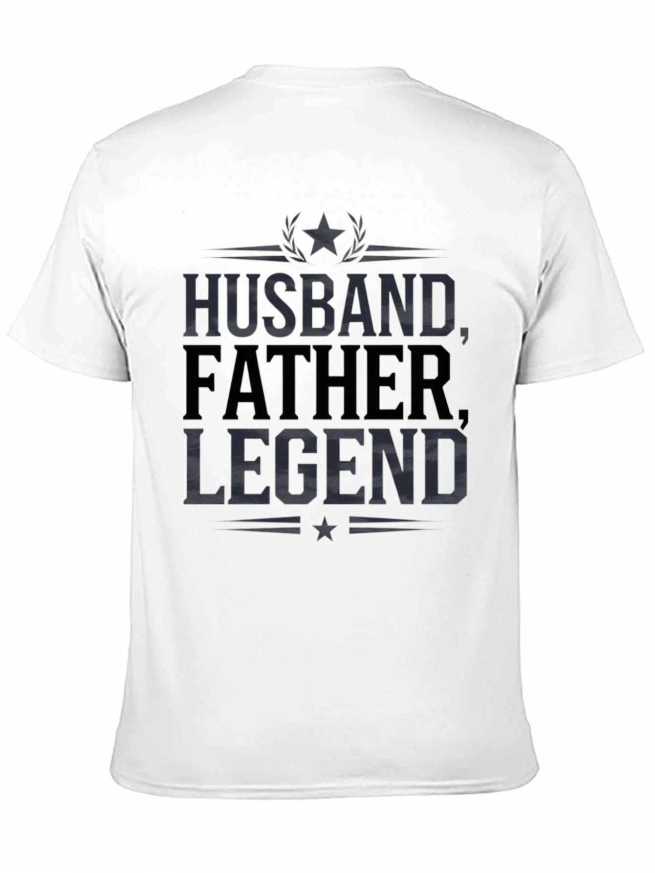 Camiseta Hombre: Esposo Padre Leyenda - Diseño Original
