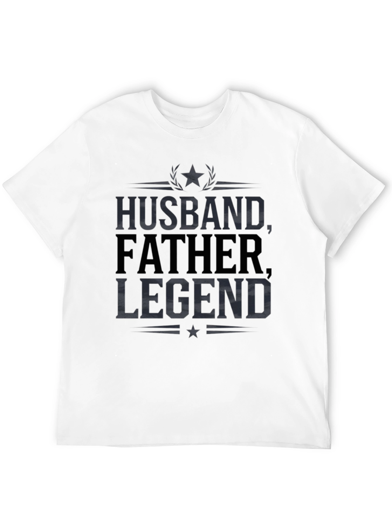 Camiseta Hombre: Esposo Padre Leyenda - Diseño Original