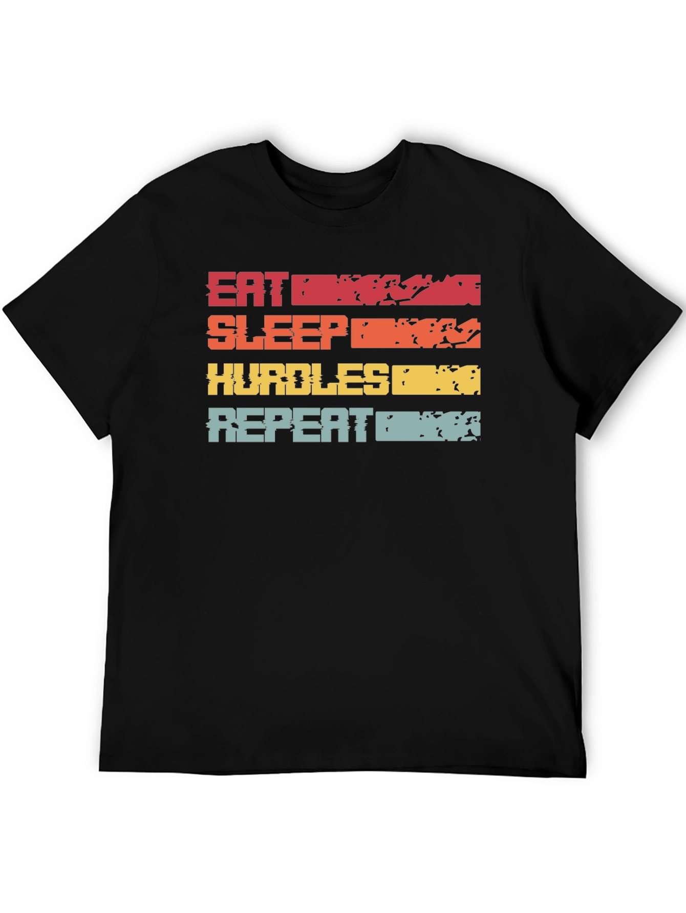 Camiseta Deportiva Eat Sleep Hurdles Repeat