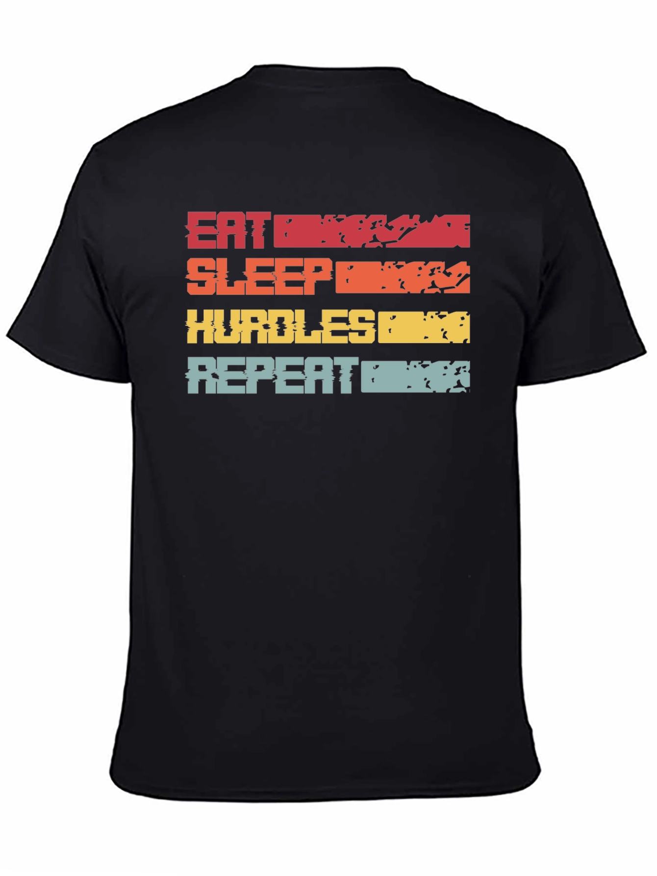 Camiseta Deportiva Eat Sleep Hurdles Repeat