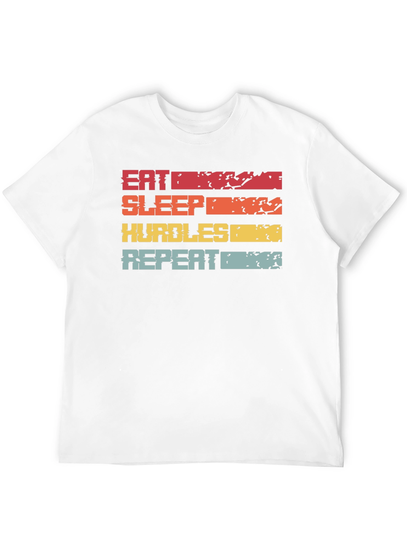 Camiseta Deportiva Eat Sleep Hurdles Repeat