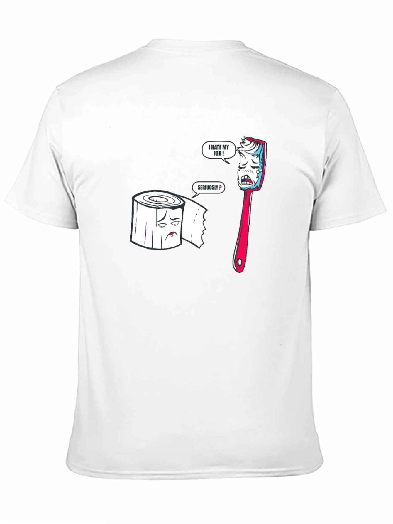 Camiseta Negra con Diseño Divertido