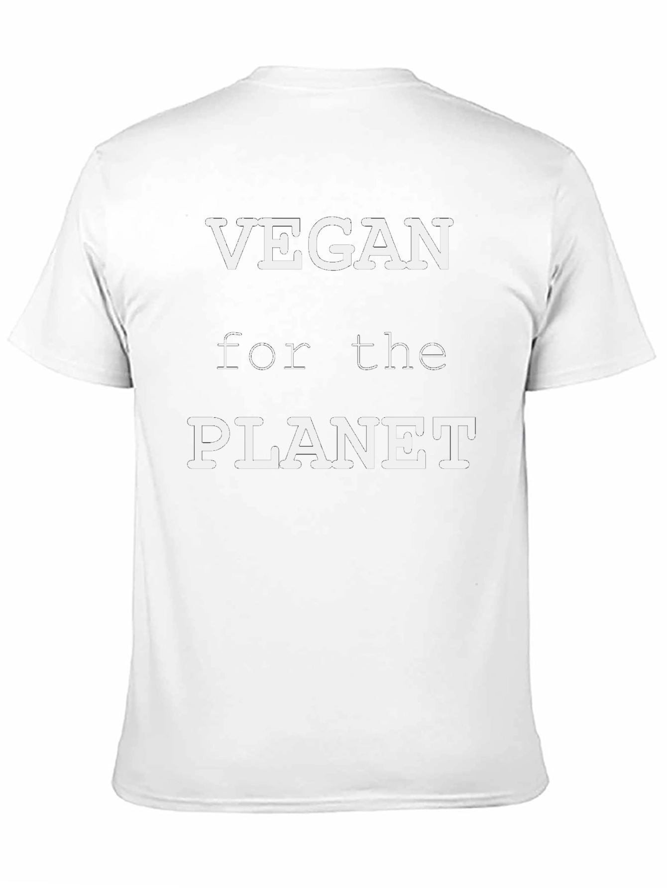 Camiseta Negra Vegana Por el Planeta